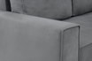 Sofa rozkładana szara KAMALA - 6