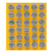 Podkładki pod meble szare KOŁO 1,5x1,5 cm - 2