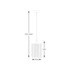 Lampa wisząca czarna SERGIO 15 cm - 3