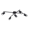 Lampa sufitowa 5 reflektorów czarna MARLEY - 1