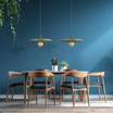 Lampa wisząca SILA GREEN PEAPOD fi 30 cm - 4