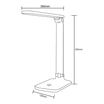 Lampa biurkowa LED regulowane ramię biała - 2
