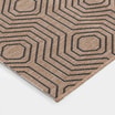 Dywan geometryczny beżowy 60x100 cm - 2