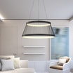 Lampa wisząca LED czarna BALU z pilotem - 2