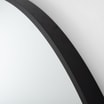 Okrągłe lustro w czarnej ramie, 80 cm - 3