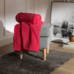 Koc malinowy CORAL 130x160 cm - 3