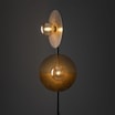 Lampa podłogowa ciemne drewno brązowa LUNAR WOOD - 7