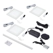 Oświetlenie LUMEN 3-punktowe QUADRO LED Z-3FOT-BI-BZ-TS, barwa zimna - 1