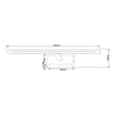 Kinkiet LED 20W czarny ALTER - 2