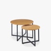 Komplet 2 okrągłych stolików KARMONY - 3