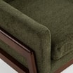 Fotel retro ciemnozielony MIATU - 6