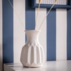Wazon ceramiczny biały 12 cm - 2