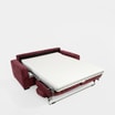 Sofa 3-osobowa rozkładana bordowa OMBRE - 2