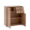 Komoda TEMPRA 2 niska 2D2S, dąb artisan - 4