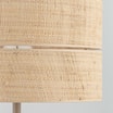 Lampa podłogowa słomkowy abażur CALMA - 4