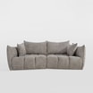 Sofa tapicerowana taupe LAURA - 1