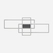 Lampa sufitowa LED ramka czarna ERVI z pilotem - 4