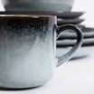 Kubek ceramiczny brązowo-szary MALAM 320 ml - 4