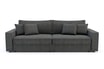 Sofa rozkładana 4-osobowa MARKOS szara - 1