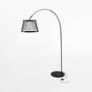 Lampa podłogowa LED czarna BALU z pilotem - 3