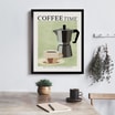 Obraz w czarnej ramie COFFE TIME 40x50 cm - 2