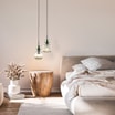 Lampa wisząca pojedyncza SOPHIA GREEN COGNAC fi 15 cm - 8