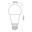 Żarówka LED E27 10,5W barwa zimna ORO-ATOS-E27-A60-10,5W-CW - 2