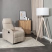 Lampa na drewnianym trójnogu abażur biały DOVE - 2