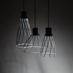 Lampa wisząca loftowa MODESTO BLACK III - 3