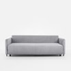 Sofa sztruksowa jasnoszara SORRENTO NEW - 3