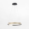 Lampa wisząca LED Wi-Fi czarno-złota Q-BELUGA z pilotem - 2