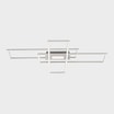 Lampa sufitowa LED 48W chrom ASMIN z pilotem - 1