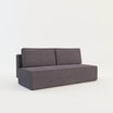 Sofa rozkładana 3-osobowa ciemnoszara UNO - 3