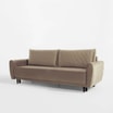 Sofa welurowa beżowa ROMA - 2