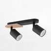 Listwa podwieszana rustykalna 2 spoty COVER WOOD - 1