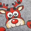 Podkładka na stół MERRY CHRISTMAS , szara, 40x30 cm - 2