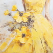 Obraz na płótnie BATELNICA żółty, 40x80 cm - 3