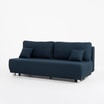 Sofa rozkładana szaroniebieska STAR - 2