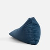 Puf welurowy niebieski RELAX LOUNGER - 3