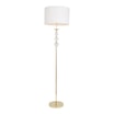 Lampa podłogowa biało-złota REA II - 1
