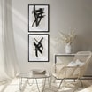 Obraz BLACK ABSTRACT I 50x70 cm - 2