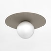 Lampa sufitowa beżowa FLAT - 1