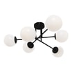 Lampa sufitowa kule czarno-biała RICO 6 - 1