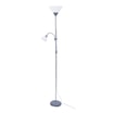 Lampa podłogowa E14 E27 podstawa szara - 1
