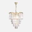 Lampa wisząca glamour złota AMEDEO 48 cm - 1
