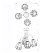 Lampa sufitowa BERGEN IV 310 - 6