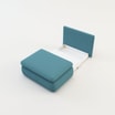 Sofa rozkładana 1-osobowa błękitna ELIAS I - 5