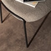 Krzesło boucle szare MALBA - 5
