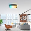 Plafon LED RGB czarny MARIO z pilotem 46,5x46,5 cm - 5
