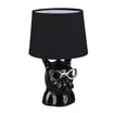 Designerska lampa stołowa ceramiczna czarna DOSY - 1